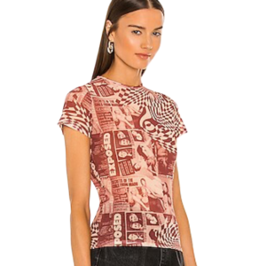 MIAOU the mini tee in wanted red